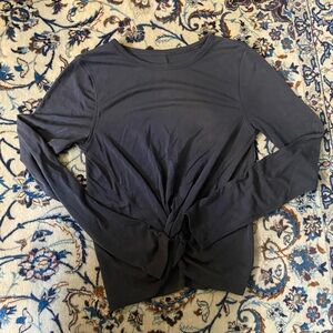 Lululemon Crescent Long Sleeve Cupro Rib Intergalactic Women’s Size 4